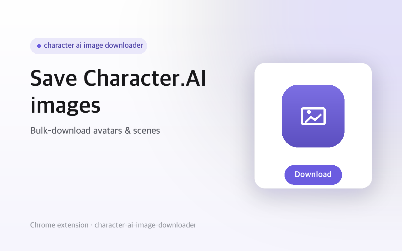 Character.AI Image & Avatar Downloader screenshot 1