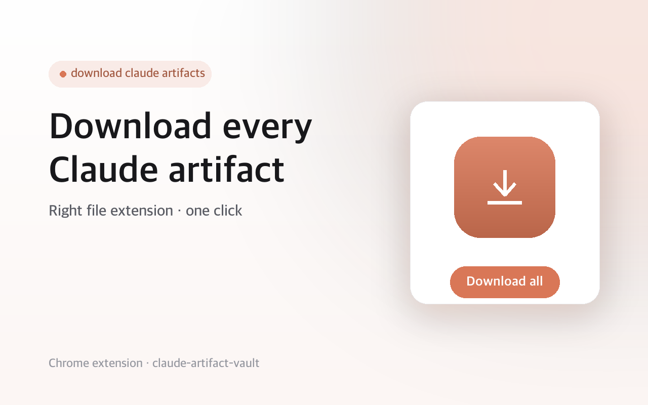 Download Claude Artifacts - Save Code & Docs screenshot 1