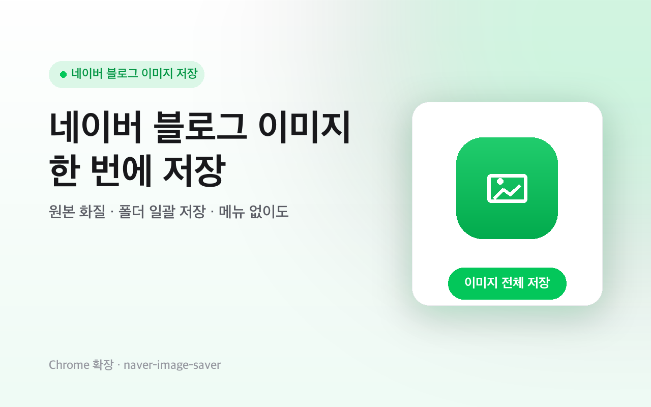 Naver Blog & Cafe Image Downloader screenshot 1
